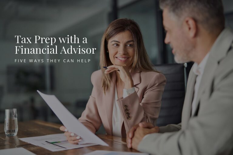 Tax Prep With a Financial Advisor