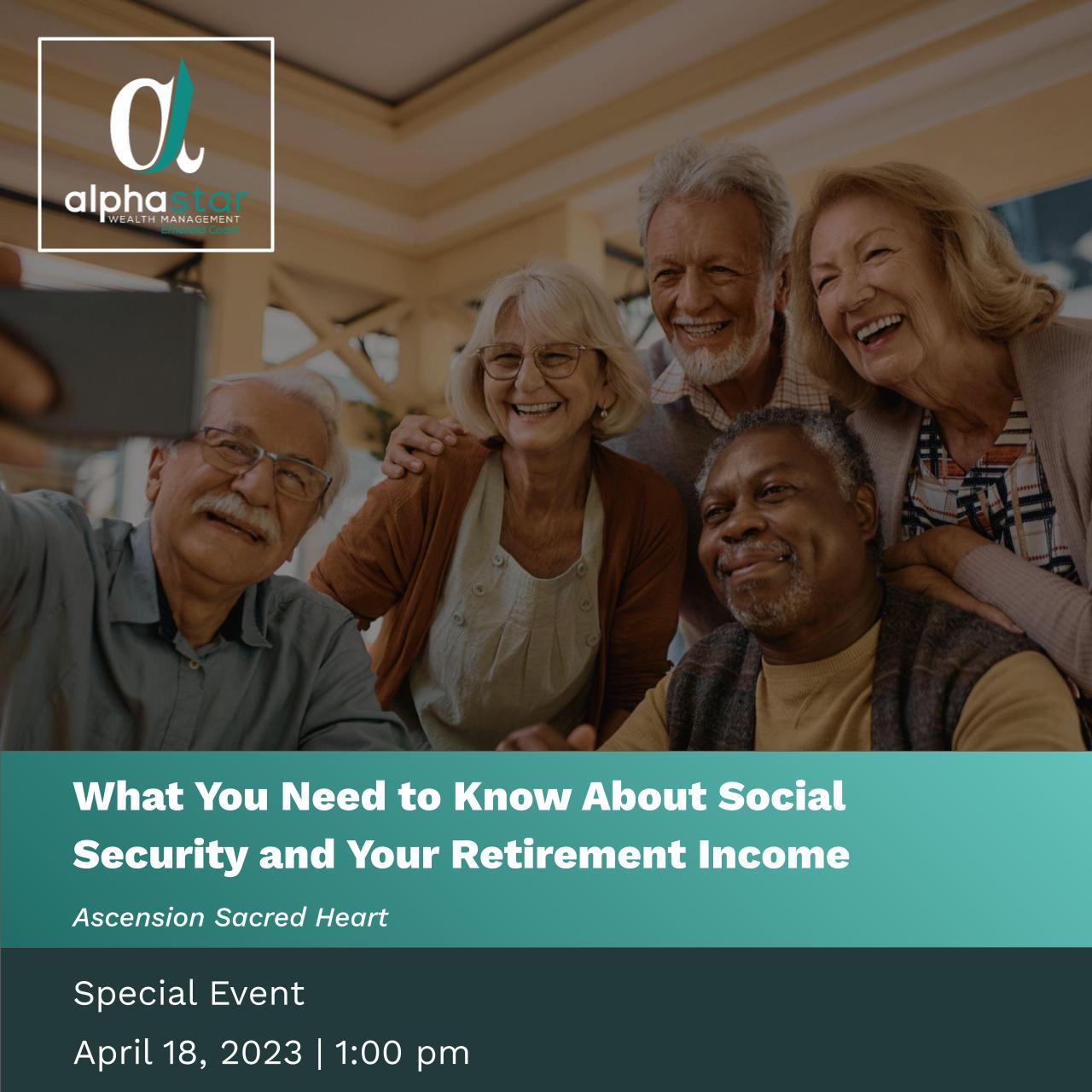 Social Security Retirement Planning Event April 18 2023