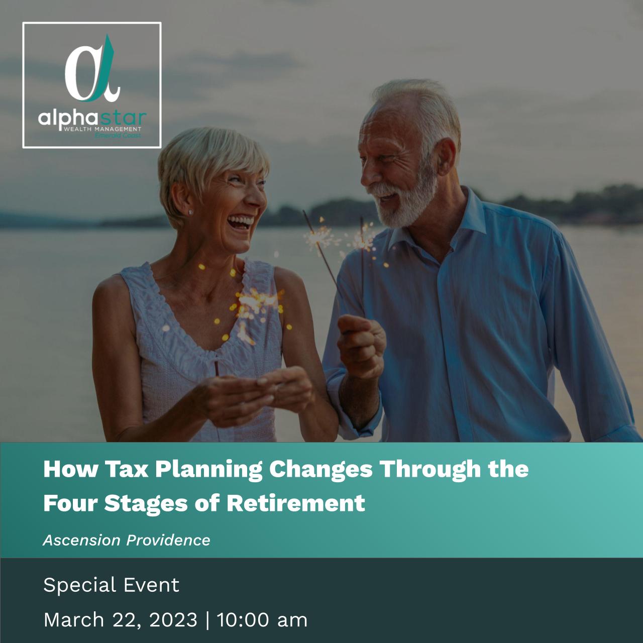 Tax Planning Retirement Event March 22 2023